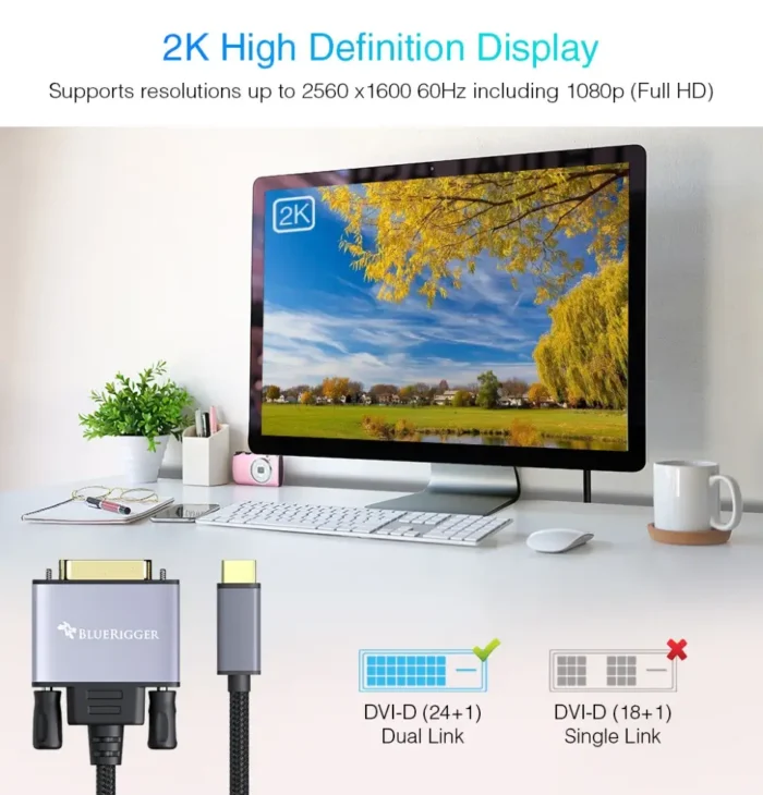 USB-C to DVI Cable A+ (2)
