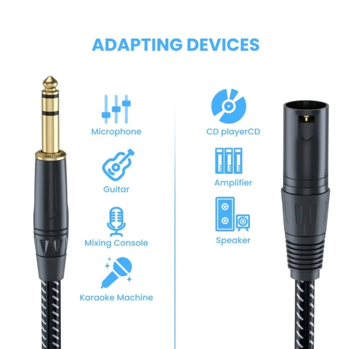 XLR to 6.35 A+ (3)