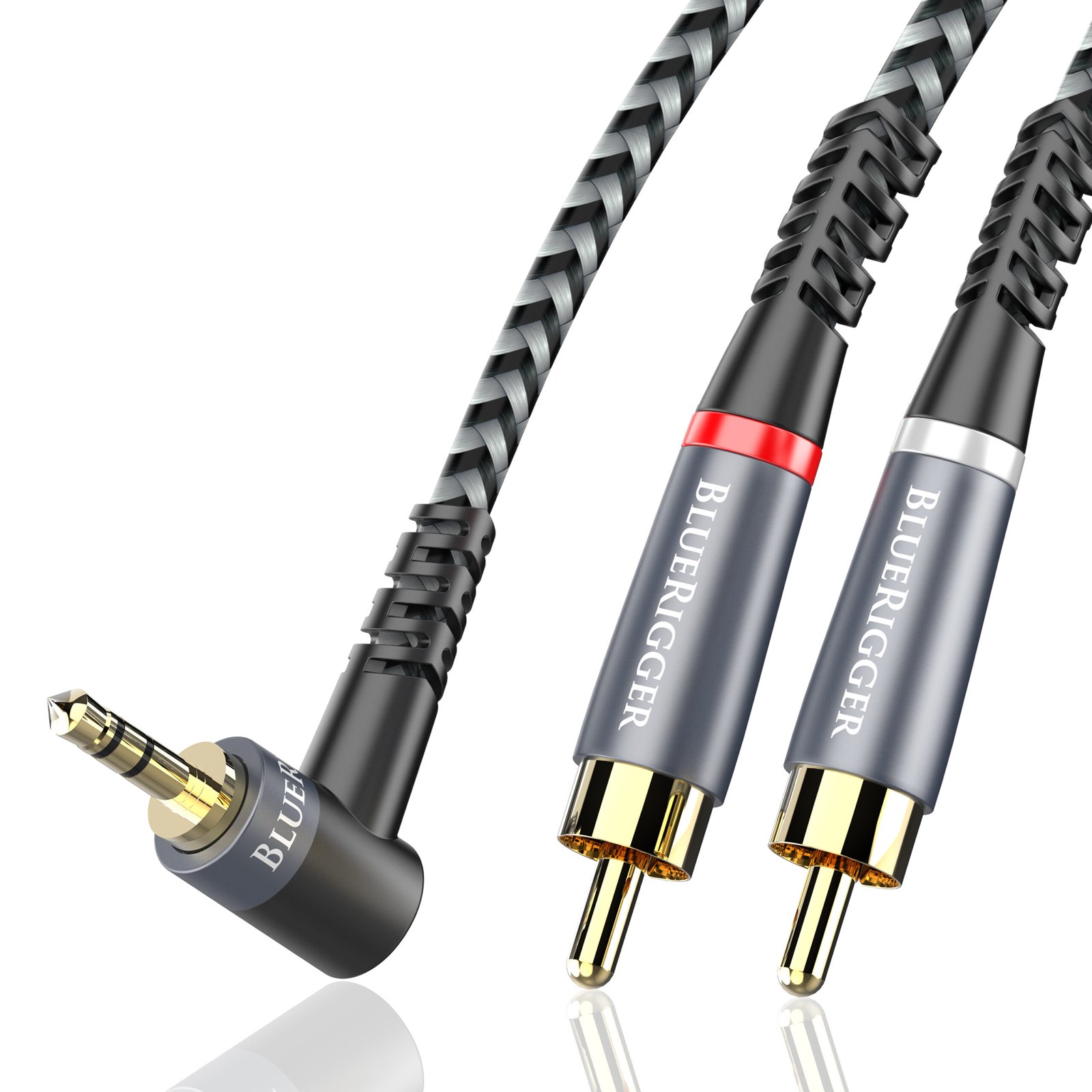3.5 mm to 2 rca